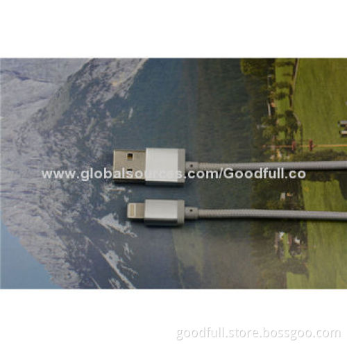 Aluminum Alloy Cable with USB2.0 Interface with RoHS, CE Marks